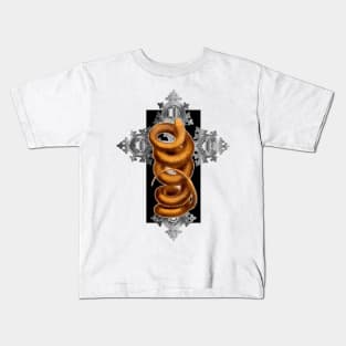 Snake and cross Kids T-Shirt